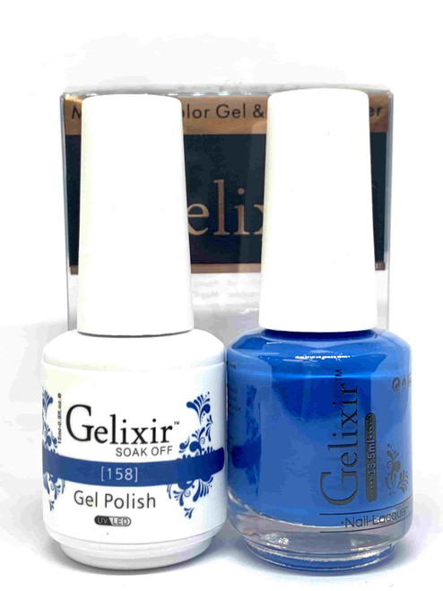 Gelixir Gel Polish & Matching Lacquer- #158