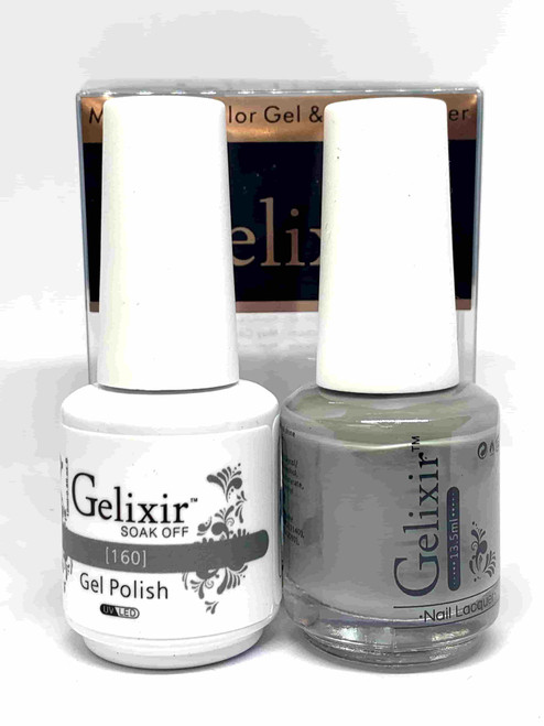 Gelixir Gel Polish & Matching Lacquer- #160