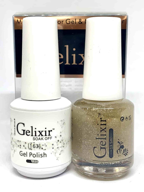 Gelixir Gel Polish & Matching Lacquer- #163