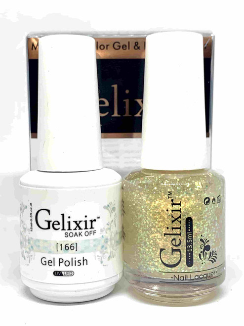 Gelixir Gel Polish & Matching Lacquer- #166