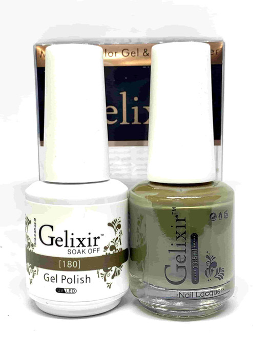 Gelixir Gel Polish & Matching Lacquer- #180