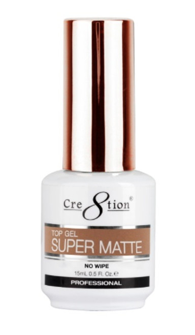 Cre8tion Super Matte Top Gel No-Wipe 15ml/0.5oz