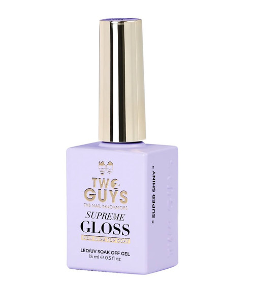Two Guys Supreme "Gloss" Non Wipe Top Coat 0.5oz Two Guys Supreme "Gloss" Non Wipe Top Coat 0.5oz