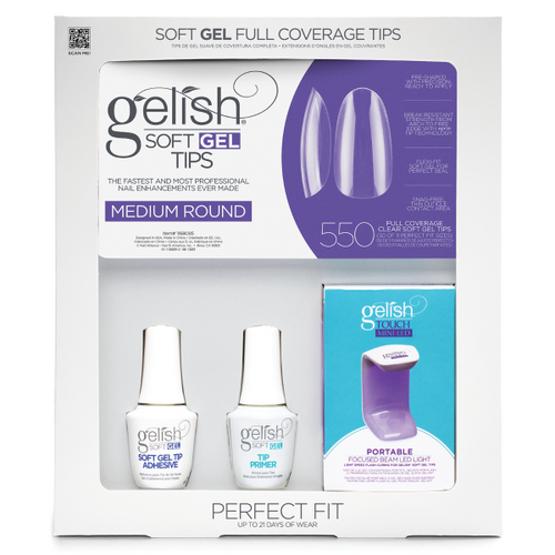 Gelish
Soft Gel System Kit | Medium Round