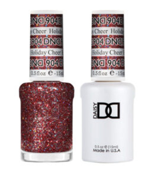 DND Gel & Matching Lacquer- 904 HOLIDAY CHEER