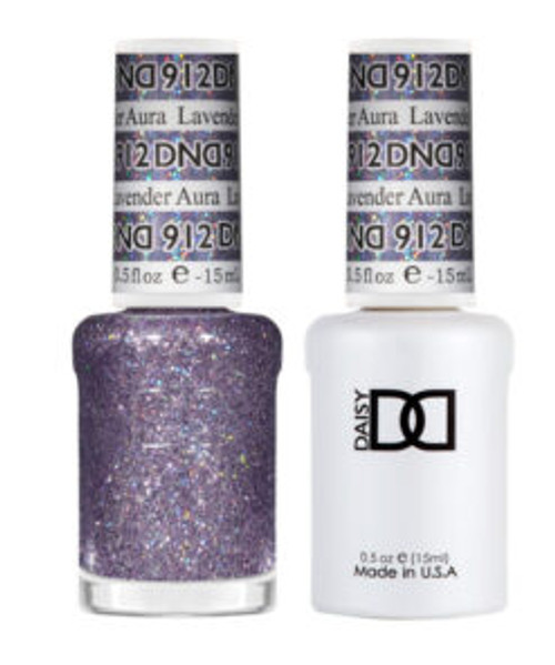 DND Gel & Matching Lacquer- 912 LAVENDER AURA