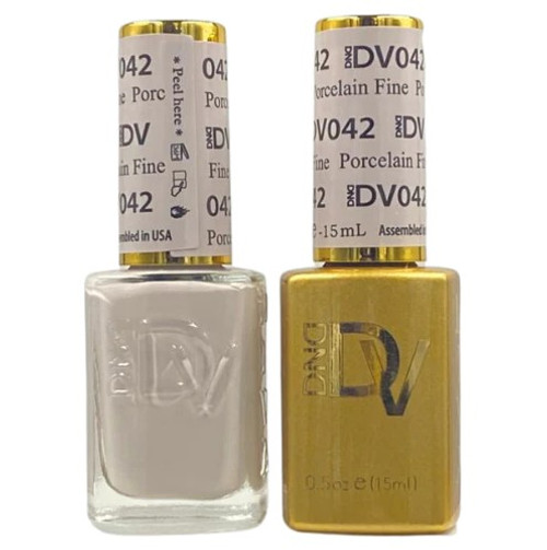 DV042 - Porcelain Fine - DND Gel Polish Duo *DIVA* Collections