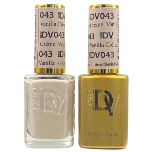 DV043 - Vanilla Creme - DND Gel Polish Duo *DIVA* Collections