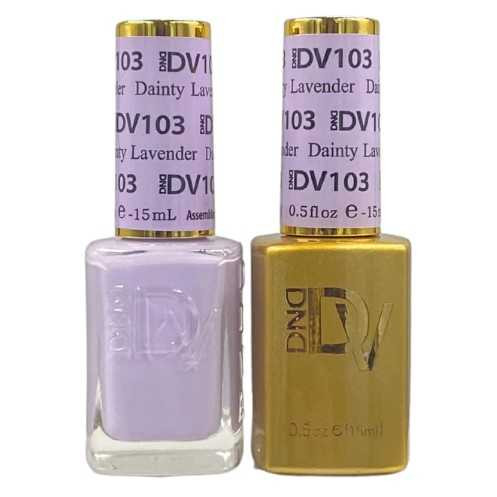 DV103 Dainty Lavender - DND Gel Polish Duo *DIVA* Collections