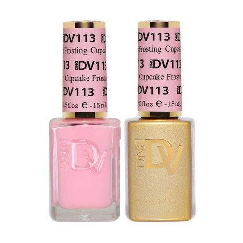 DV113 Cupcake Frosting - DND Gel Polish Duo *DIVA* Collections