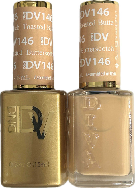 DV146 Toasted Butterscotch - DND Gel Polish Duo *DIVA* Collections