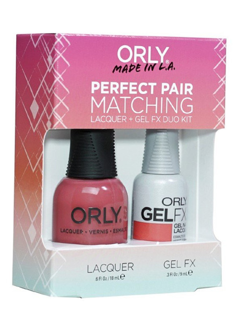 ORLY GELFX Perfect Pair- PINK CHOCOLATE