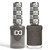 DND Hema & TPO Free Gel Polish & Lacquer - 260 M.I.T Silver Steel