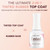Kiara Sky Tinted Rubber Top Coat - TNT06 Velvet Blush