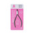DND's stainless steel cuticle nipper - Flat Jaw