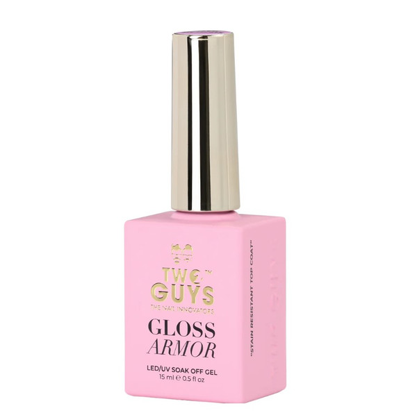 2 Guys Gloss Armor - Non Stain - Non Wipe Gel Top Coat