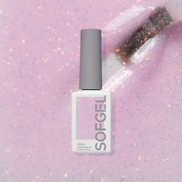 Sofgel Nail Rubber Base Gel - Orion 0.5oz/15ml