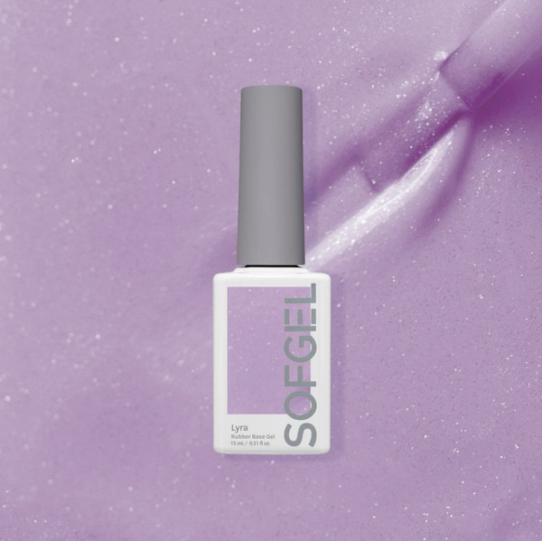 Sofgel Nail Rubber Base Gel - Lyra 0.5oz/15ml