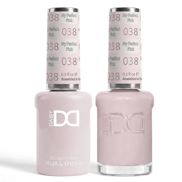 DND Hema & TPO Free Gel Polish & Lacquer - 038 My Perfect Pink