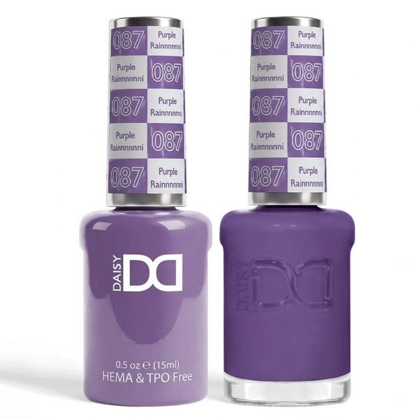 DND Hema & TPO Free Gel Polish & Lacquer - 087 Purple Rainnnnnn!