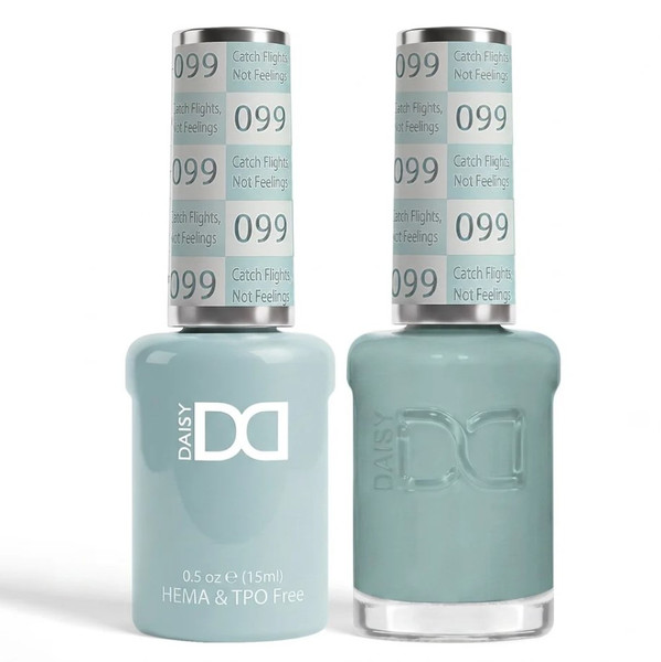 DND Hema & TPO Free Gel Polish & Lacquer - 099 Catch Flights Not Feelings