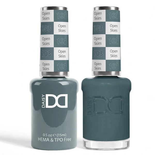 DND Hema & TPO Free Gel Polish & Lacquer - 103 Open Skies