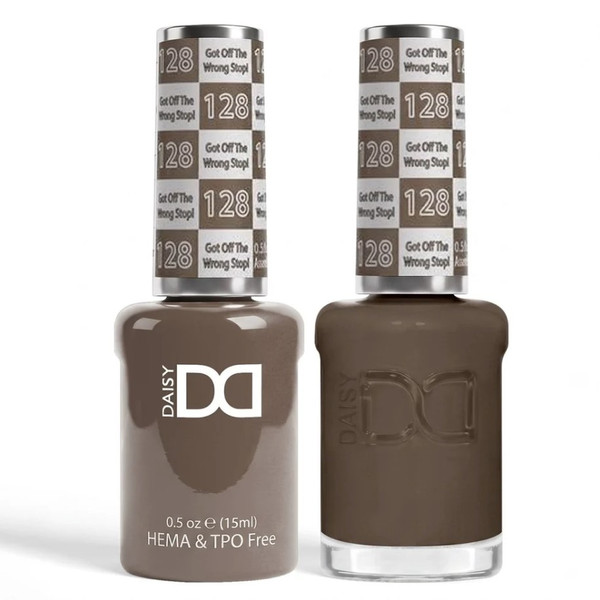 DND Hema & TPO Free Gel Polish & Lacquer - 128 Got Off The Wrong Stop