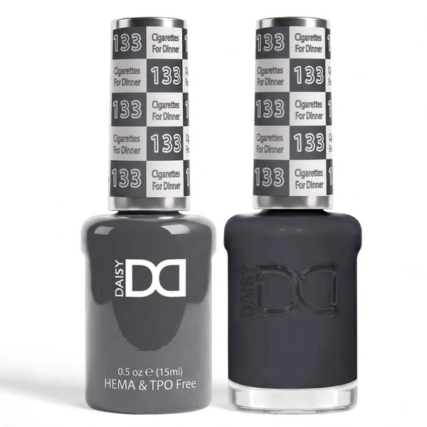 DND Hema & TPO Free Gel Polish & Lacquer - 133 Cigarettes For Dinner