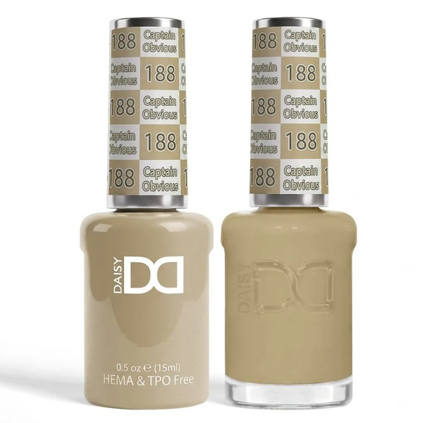 DND Hema & TPO Free Gel Polish & Lacquer - 188 Captain Obvious