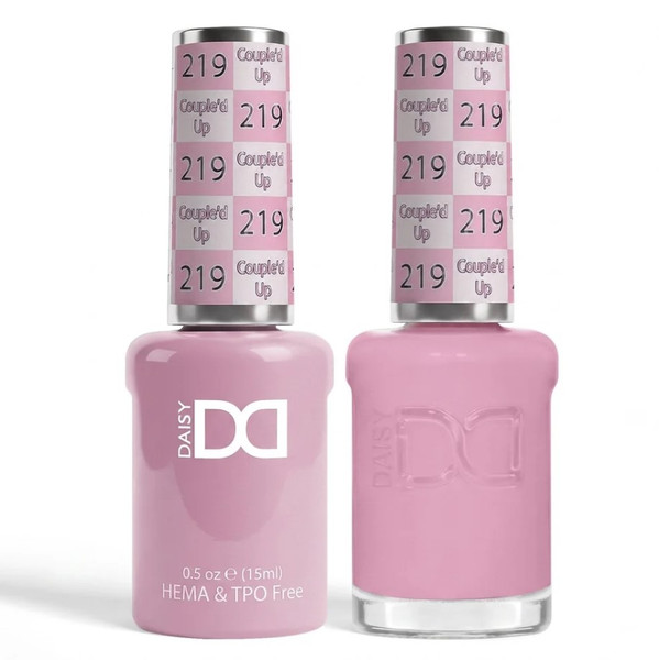 DND Hema & TPO Free Gel Polish & Lacquer - 219 Couple'D Up