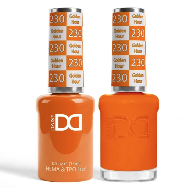 DND Hema & TPO Free Gel Polish & Lacquer - 230 Golden Hour