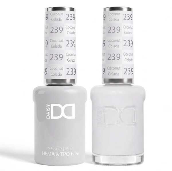 DND Hema & TPO Free Gel Polish & Lacquer - 239 Coconut Colada