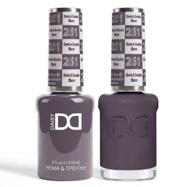 DND Hema & TPO Free Gel Polish & Lacquer - 261 She's A Smoke Show