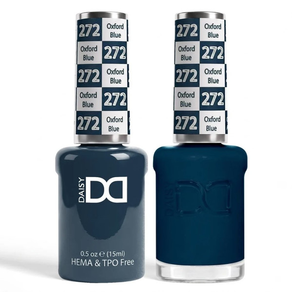 DND Hema & TPO Free Gel Polish & Lacquer - 272 Oxford Blue