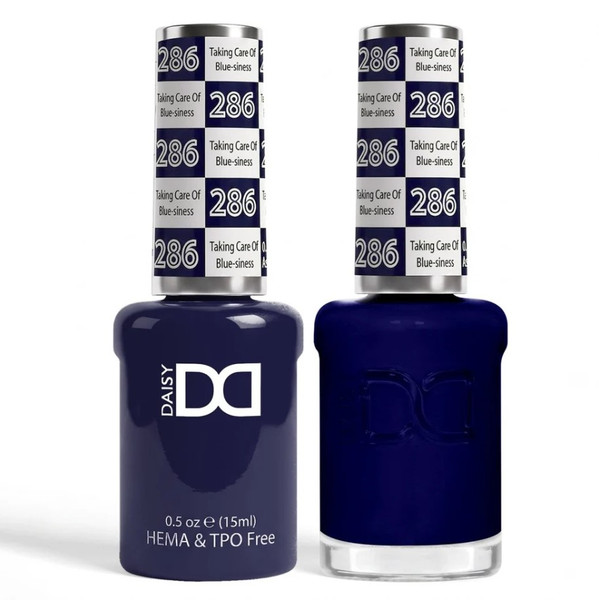 DND Hema & TPO Free Gel Polish & Lacquer - 286 Taking Care Of Blue-Siness