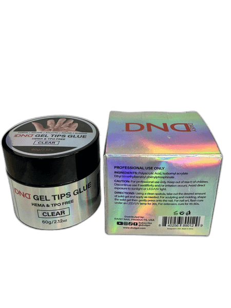 DND Soft Gel Tips Adhesive Hema&TPO Free Jar 60g | 2.12oz