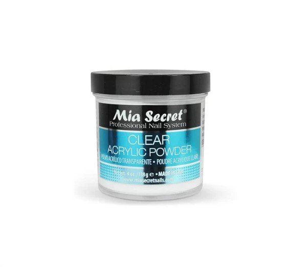 Mia Secret Acrylic Nail Powder- Clear 4oz