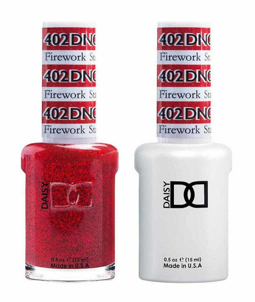 DND Gel & Matching Lacquer- 402 FIREWORK STAR DND Gel & Matching Lacquer