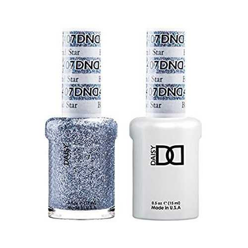 DND Gel & Matching Lacquer- 407 BLACK DIAMOND STAR DND Gel & Matching Lacquer