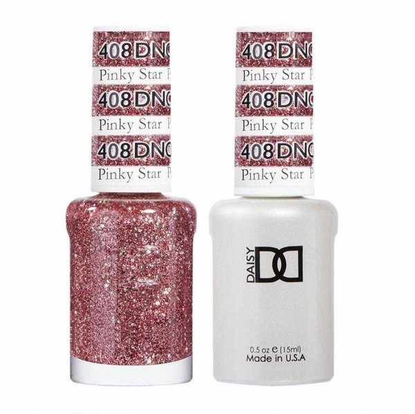 DND Gel & Matching Lacquer- 408 PINKY STAR