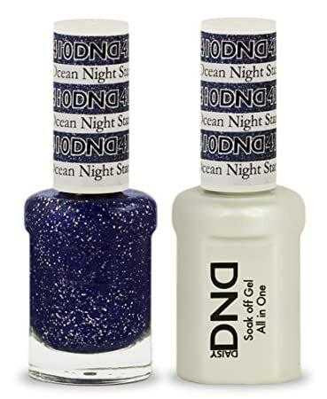 DND Gel & Matching Lacquer- 410 OCEAN NIGHT STAR DND Gel & Matching Lacquer