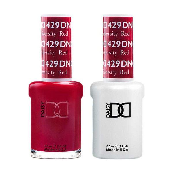 DND Gel & Matching Lacquer- 429 BOSTON UNIVERSITY RED DND Gel & Matching Lacquer