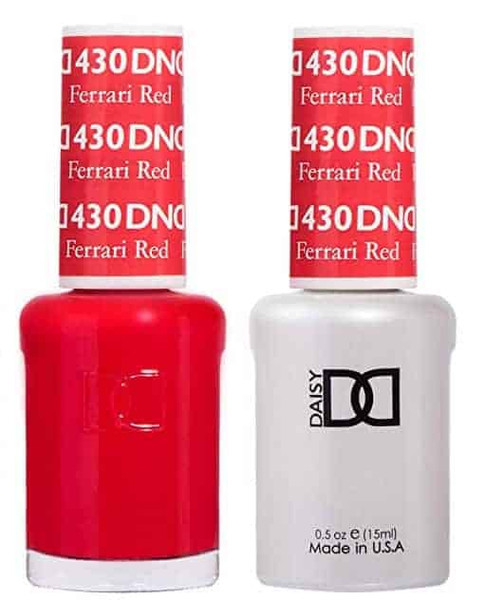 DND Gel & Matching Lacquer- 430 FERRARI RED DND Gel & Matching Lacquer