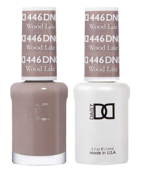 DND Gel & Matching Lacquer- 446 WOOD LAKE DND Gel & Matching Lacquer