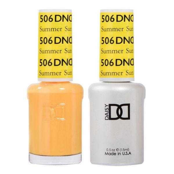 DND Gel & Matching Lacquer- 506 SUMMER SUN DND Gel & Matching Lacquer