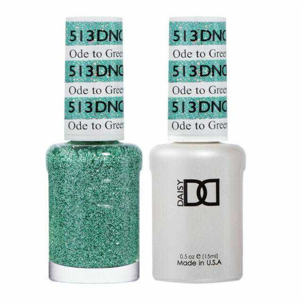 DND Gel & Matching Lacquer- 513 ODE TO GREEN DND Gel & Matching Lacquer