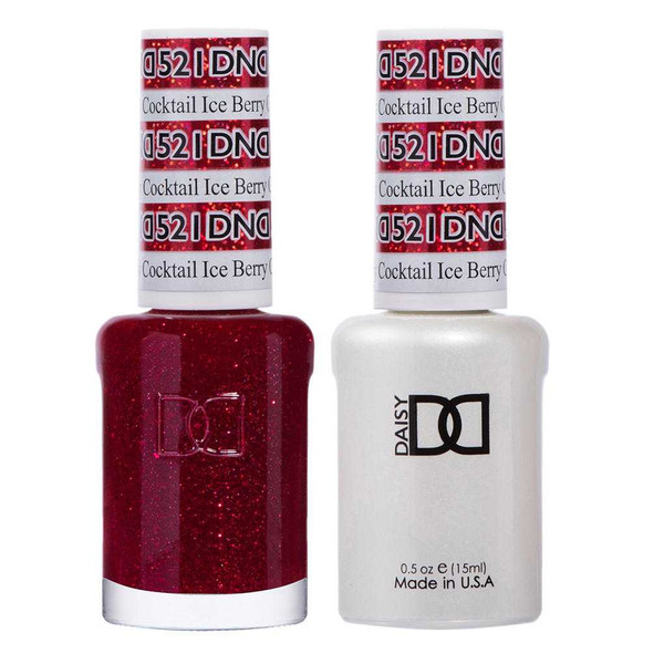 DND Gel & Matching Lacquer- 521 ICED BERRY COCKTAIL DND Gel & Matching Lacquer
