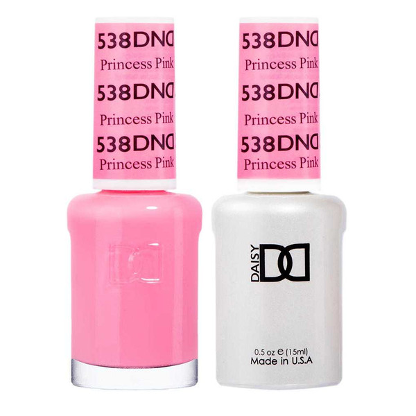DND Gel & Matching Lacquer- 538 PRINCESS PINK DND Gel & Matching Lacquer