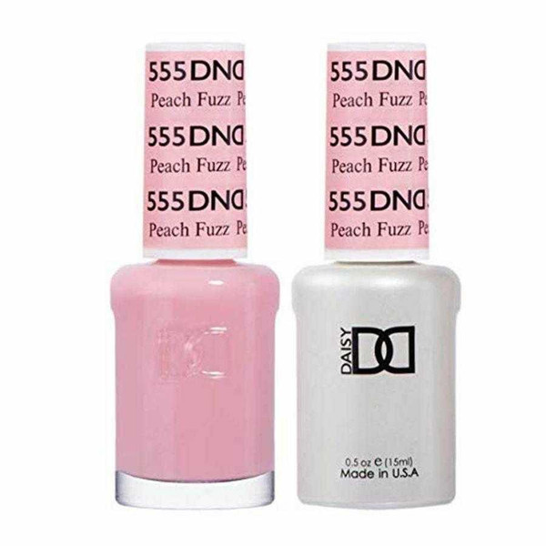 DND Gel & Matching Lacquer- 555 PEACH FUZZ DND Gel & Matching Lacquer