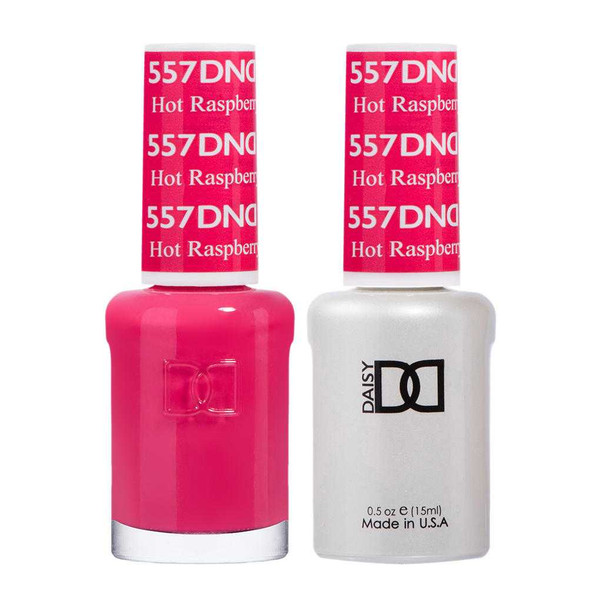DND Gel & Matching Lacquer- 557 HOT RASPBERRY DND Gel & Matching Lacquer